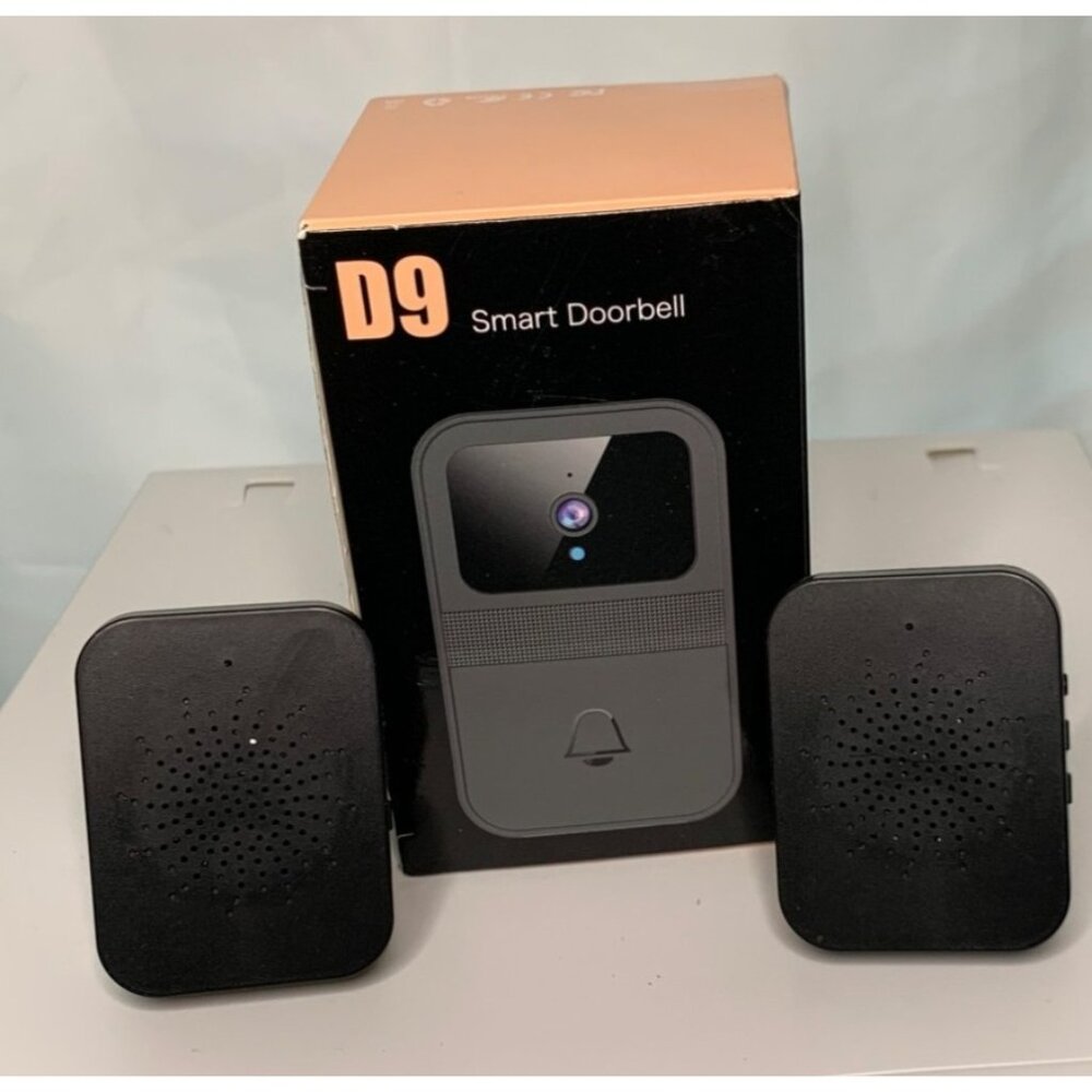 D9 Smart Doorbell With Wireless Speakers & Multiple Melodies